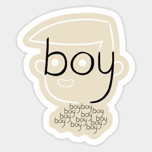 The Boys Funny Face Sticker